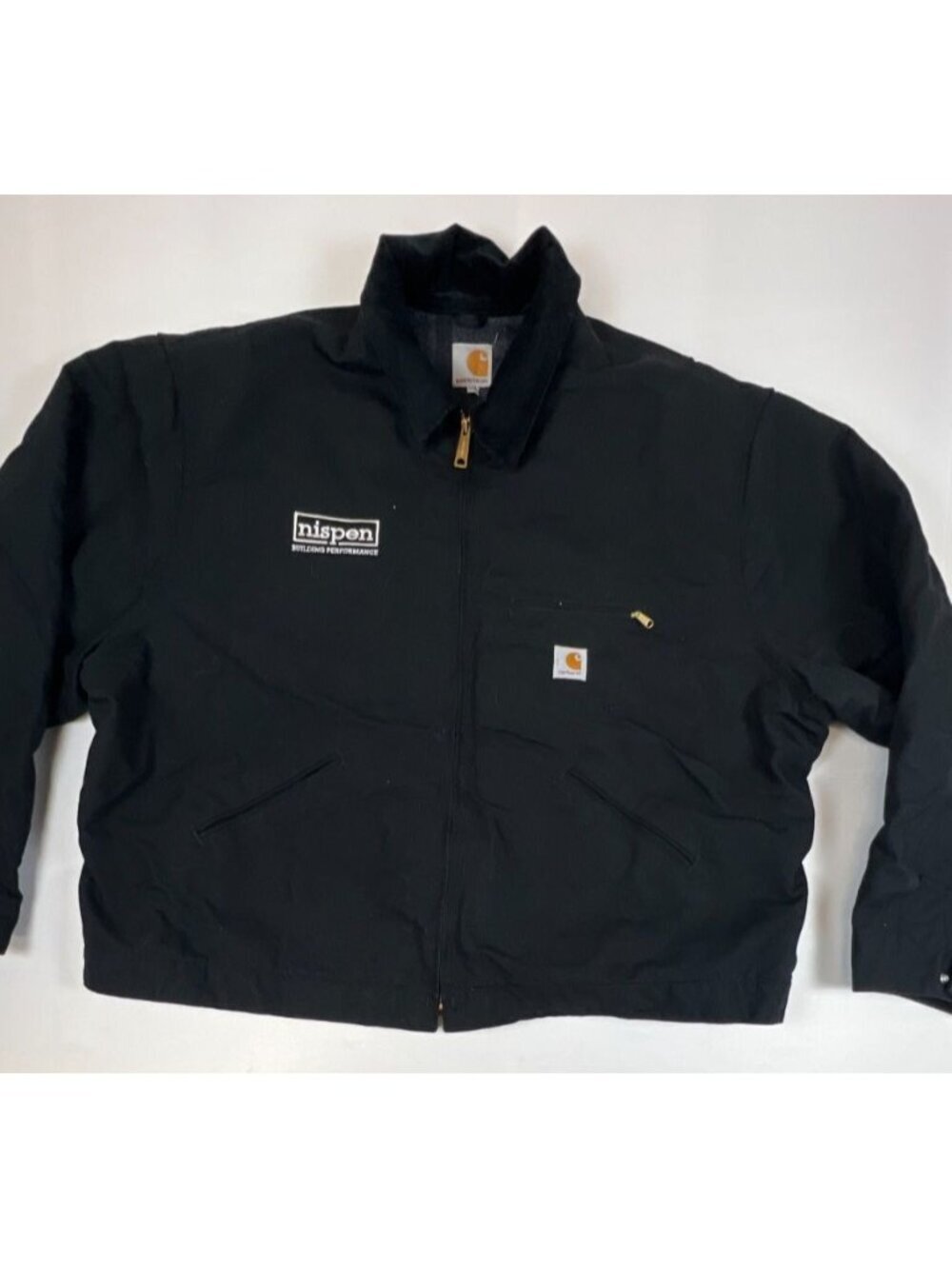 Carhartt Men 3XL Regular J001 BLK Detroit Jacket Black Blanket Lined Made in USA